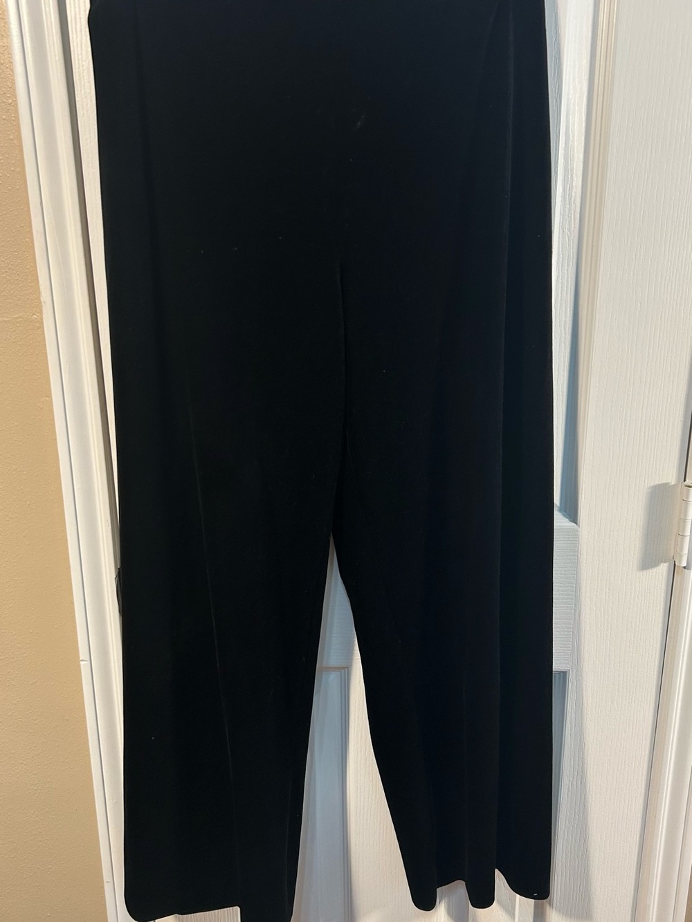 Alex Evenings Black Wide-Leg Evening Pants
